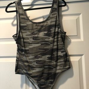 FOREVER 21 ARMY BODYSUIT
